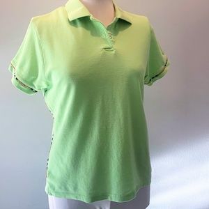 burberry golf shirt womens